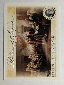 2006 Topps Unabhängigkeitserklärung #JH John Hancock - Bild 1 von 2