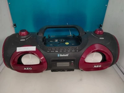 AEG SR 4359BT Boombox CD MP3 USB SD Bluetooth Radio – defekt Bastler (U2 1117) - Bild 1 von 4