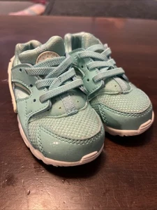 Huarache Run Toddler Size 5C Sparkle ‘Tropical Twist’ AV5106-300 - Picture 1 of 9