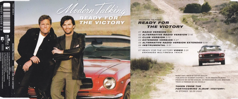 Modern Talking - Ready for the Victory  (6 Track Maxi CD) + Video - Bild 1 von 1