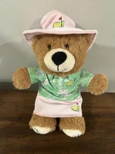 2023 Masters Teddy Bear Plush Toy Augusta National Pink Green Skirt 10" READ - Picture 1 of 7