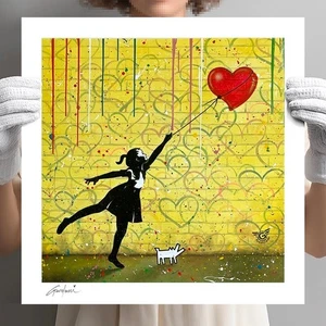 Please Stay – Print Limited Edition on Canvas, Giclee Print, Comics, Luxury - Picture 1 of 6