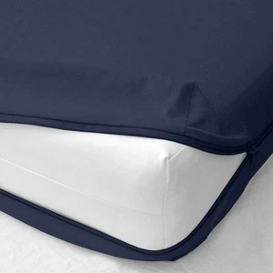 Zipper Fitted Sheet - Queen Size, 8 Inch Deep Pocket, Hotel Quality Brushed M... - Picture 1 of 9