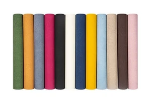 12 Pcs Frosted Faux Leather SheetsSame Color on Both SidesSolid PU Synthetic ... - Picture 1 of 8