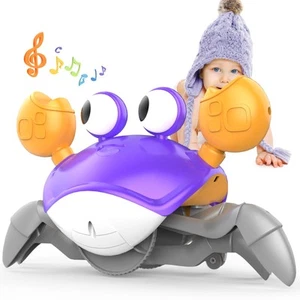 Crawling Crab Baby Toy Tummy Time Gift for Infants 0-12 Months - Picture 1 of 6