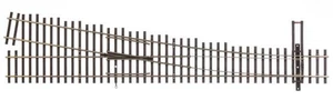 Walthers Track 948-70018 HO Scale Code 70 Nickel DCC Number 6 Turnout - Right - Picture 1 of 1