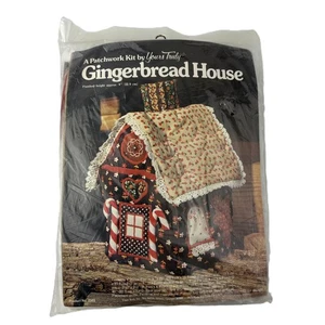 NEW OLD STOCK Patchwork Kit Yours Truly Gingerbread House Weihnachten Vintage 1978 250 - Bild 1 von 5