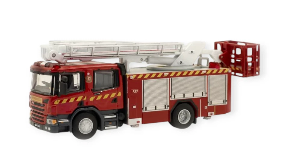 Tiny FSD21 Scania Hydraulic Platform Hong Kong Fire Services HKFSD F2315 1:76 - Image 1 of 1