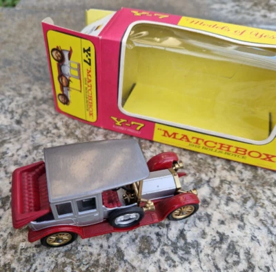 Matchbox --Models of Yesteryear-- Y-7 1912 Rolls-Royce in Box - Bild 1 von 4
