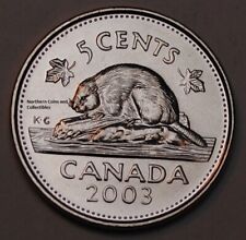 Canada 2003 P New Effigy 5 cents Nice UNC Five Cents Canadian Nickel Not Crowned