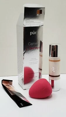 PUR CAMEO CONTOUR DUAL-ENDED FOUNDATION STICK *DARK* with BLENDING SPONGE NIB - Image 1 of 4