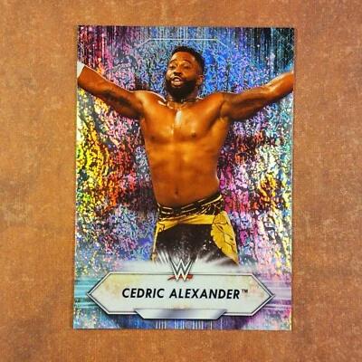 2-12-11 PWE. 2021 wwe foilboard parallel #102 cedric alexander - Image 1 of 2