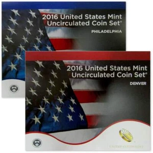 2016 Uncirculated Coin Set U.S Mint Government Packaging OGP COA - Picture 1 of 5