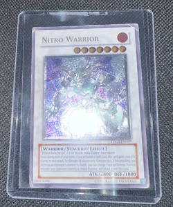 Yugioh Nitro Warrior TDGS-EN039 Ultimate Rare, Heavy Played, fast shipping - Picture 1 of 3