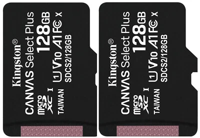 Kingston SDCS2/128GBSP 128GB microSDXC Canvas Select Plus Card, 2-Pack - Image 1 of 3