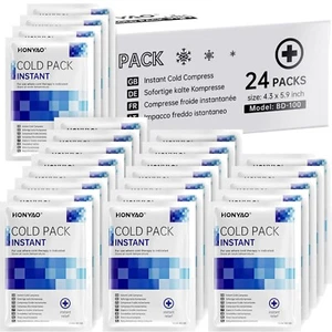 Sofort-Kälte-Kompresse 24 Stück, Einmal-Kühlpacks für Sport Zuhause Reisen Wa... - Bild 1 von 9