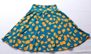LulaRoe Girls' Simply Comfortable Azure Skirt DH3 Multicolor 4 NWT - Picture 1 of 5