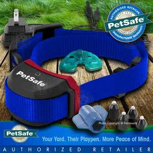 PetSafe Stubborn Stay and Play Rechargeable Wireless Blue Collar PIF00-13672 - Picture 1 of 9