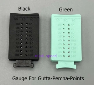 Dental Endodontic Gutta Percha Points Gauge Cutter Root Files Measurement Ruler - Picture 1 of 14