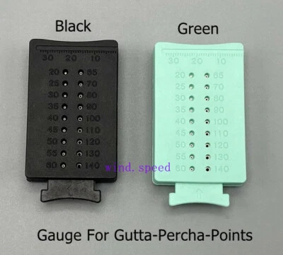 Dental Endodontic Gutta Percha Points Gauge Cutter Root Files Measurement Ruler - Image 1 of 4