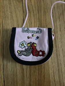 Mini Coin Purse Zipper Switzerland Bear Crossbody Festival Bag Y2K Children’s - Picture 1 of 5