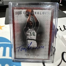 2007-08 Upper Deck Basketball Chronology Tom Sanders Auto