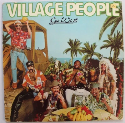 VINTAGE VILLAGE PEOPLE GO WEST LP 12" VINYL RECORD WITH INSERT - Image 1 of 2