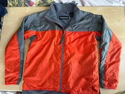 Chaqueta/Rompevientos Marmot Juvenil Forrada Naranja y Gris - Niños XL/TG - USADA EN EXCELENTE ESTADO Foto 1 de 4