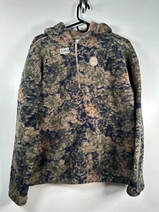 Abercrombie & Fitch Kids Unisex 1/4 Zip Pullover Fleece Lined Hoodie Sz 17/18 - Picture 1 of 13