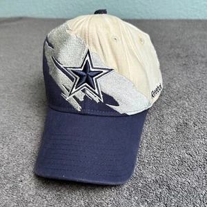 Vintage Dallas Cowboys Hat Cap Reebok Paintbrush Small Medium NFL Football - Picture 1 of 10