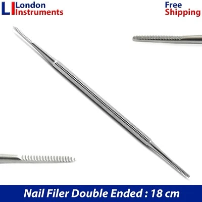 BEADEN® INSTRUMENTS/MEDSPO Toe Nail Care Podologia Manicure Pedicure Piedi Comò Chiropodi Nail Rasp 18 cm