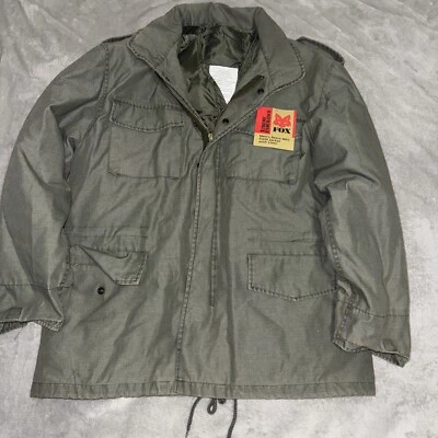 Fox Outdoor Coat Mens Cold Weather Coat Zipper Mid Length M65 - Image 1 of 4