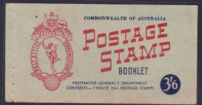 Folleto de estampillas postales AUSTRALIA c. 1956 3'9 cubierta frontal - sin estampillas Foto 1 de 2