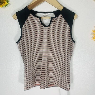 So Sporty Striped Stretchy Athletic Sleeveless Top Size XL Women’s NWT  - Image 1 of 4