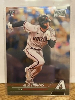 Alek Thomas RC 2022 Topps Stadium Club Chrome Arizona Diamondbacks  - Image 1 of 2