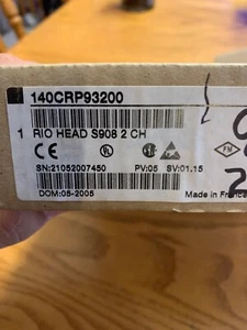 NIB - 140CRP93200 Modicon TSX Quantum Processor RIO HEAD S908 2CH - Picture 1 of 7