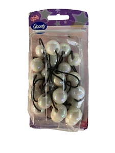 Goody Girls Large Twin Bead Ponytailers 12 Count #32549 Iridescent 2005 - Picture 1 of 8