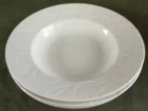 Gorham 1831 CHATHAM ROAD bianco (lotto di 3) zuppiere bordate 9" CINA OSSEA - Foto 1 di 3