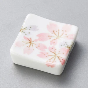 Descanso de palillo japonés SAKURA en plena floración Minoyaki 1,3" - Imagen 1 de 1