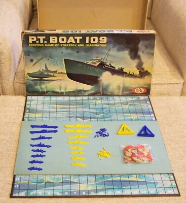 P.T. Juego de mesa Boat 109 vintage Segunda Guerra Mundial de Ideal Toy Corp. 1963-completo Foto 1 de 4