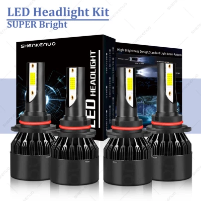 Combo de bombillas LED delanteras de haz alto y bajo 6000K para Nissan Armada 2005-2015 Foto 1 de 4