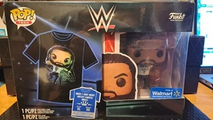 Funko Pop! & Tee WWE - Roman Reigns #111 With XL Graphic Tee (Walmart Exclusive) - Picture 1 of 8
