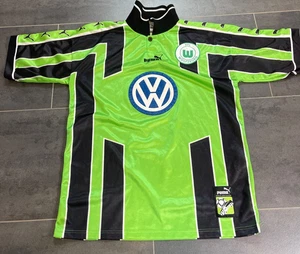 ⚽️matchworn Trikot VFL Wolfsburg Saison 98/99 Spielertrikot Gr. M Sammlerstück - Bild 1 von 8