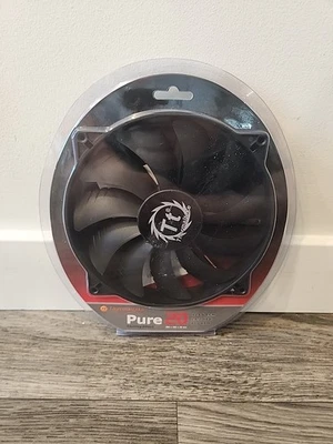 Thermaltake Pure 20 Computer Case Fan 200mm Black 800 RPM NEW - Image 1 of 4