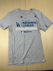 Fanatics T-Shirt Mens Medium Heather Gray Los Angeles Dodgers National League - Picture 1 of 4