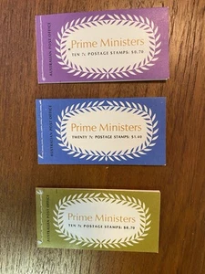 Australia 1969-72 Prime Ministers Booklets, MNH - Each clean & complete - Picture 1 of 5