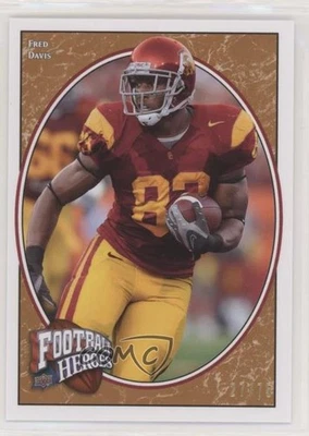 2008 Upper Deck Football Heroes Bronze /75 Fred Davis #145 Rookie RC - Image 1 of 2