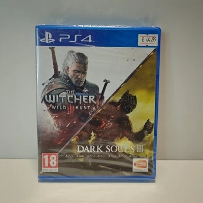THE WITCHER 3 + DARK SOULS III 3 PS4 NUOVO NEW PAL ITA - Immagine 1 di 2