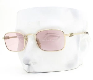 Miu Miu Sunglasses SMU A53 ZVN-4I0 Polished Pale Gold Light Pink Tint with Case - Picture 1 of 11