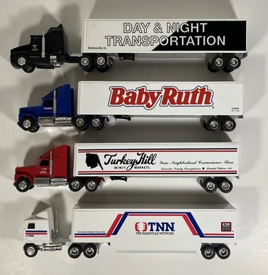 Ertl 1:64 Литой Mack International Kenworth Полугрузовик и Прицеп Лот из 4  - Изображение 1 из 4